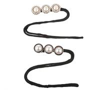 DEARMAMY 2 Piezas Rizador de Pelo de Perla Accesorios de Peinado para Mujeres de Herramientas para Hacer Moños de Donut Máquina para Hacer Moños Tipo Donut Hogar