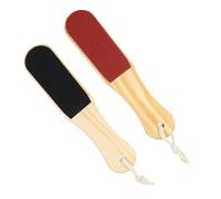 DEARMAMY 2 Piezas Tabla de frotación removedor de piel muerta raspador de pies archivo de pie Bambú