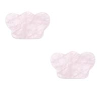 DEARMAMY 2 Piezas Tablero De Raspado Claveteado Facial Negro Cuerpo Tabla De Gua Sha Tabla De Masaje Para Raspar Tablero De Masaje Plato De Gua Sha Herramienta De Masaje Raspado Rosa Jade