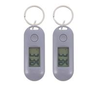 DEARMAMY 2 Relojes Digitales Pequeños con Llavero, Reloj Electrónico Luminoso de Bolsillo para Niños y Estudiantes, Material Abs, Diseño Compacto Adecuado para Uso Diario