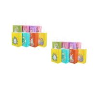 DEARMAMY 2 Series Bolsa De Papel Bolsas De De Pascua Bolsas De De Huevo De Pascua De De Huevo De Conejo Color Aleatorio 12 Piezas*2