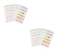 DEARMAMY 2 Series De Impermeable Y Transpirable Vendajes Hermosos Parches Para Heridas Parches Para Heridas En Los Dedos Educación Física 60 Piezas*2