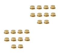 DEARMAMY 2 Series Eje De Rotación Del Arte De Uñas Llavero Metálico Gancho De Llave Giratorio Pulidor Uñas Gel Para Uñas Accesorio De Joyería Decoración De Uñas De Cobre Golden 10 Piezas*2