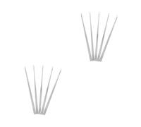 DEARMAMY 2 series Pinzas Para Los Oídos Varilla Para Los Oídos Recogedor De Oídos Herramienta Limpiadora De Oídos Removedor De Cera Limpiador De Oídos De Metal Pinzas Para 5 piezas*2