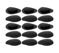DEARMAMY 20 Pares de Almohadillas Nasales de Silicona Antideslizantes para Gafas de Sol Almohadillas de Puente Nasal Triangulares Negras 05 X 03 Pulgadas Repuestos para Reparación y