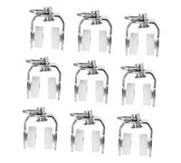 DEARMAMY 20 Piezas Rodillos para Cortinas de Metal Ruedas Deslizantes para Carril de Cortina Poleas Resistentes para Rieles Rectos y Curvos Accesorios para Colgar y Balcones