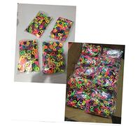 DEARMAMY 200 Piezas Círculo de cabello de dulces titular de la de caballo bandas de goma para