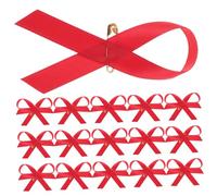 DEARMAMY 200 Uds. Cintas Para Recaudar Fondos Con Alfiler Cintas Para El De Mama Accesorios Para La Concientización Sobre El De Mama Alfileres De Cinta Broches Rojos