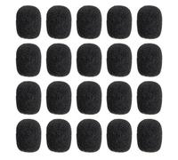 DEARMAMY 20piezas Algodón Anti-spray Fundas de Esponja para Micrófonos Cubiertas Protectoras Prueba de Viento para Micrófono de Solapa Uso Estudio o Directo