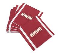 DEARMAMY 20piezas Servilletas de Fútbol Artículos para Fiestas de Cumpleaños Bebidas Desechables Decorativas para Eventos Deportivos Unidades Impresión Fiesta