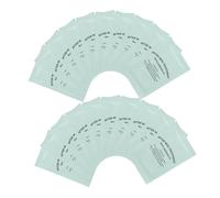 DEARMAMY 20piezas Toallitas De Aceite Para Depilación Removedor De Cera Almohadilla Limpiadora Cuidado Piel Post Depilación Alivio Del Enrojecimiento Uso Después