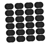 DEARMAMY 24 Piezas Cepillo de Masaje para Cabello de Diseño Portátil y Compacto para Cabello y Rizado Estimula el Cabelludo Sin Daño Color Negro