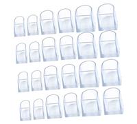 DEARMAMY 24pares Cubiertas Transparentes para Tacones Altos De Zapatos Antideslizante y Reutilizable para Protección Hierba Barro y Grietas