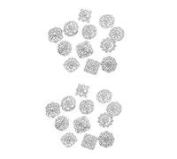 DEARMAMY 24piezas Broches Para Mujer Broche De Gemas De Imitación Decoración Para Fiesta y