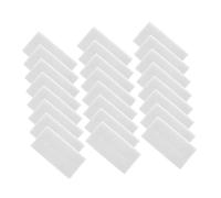 DEARMAMY 25 Hojas solución permanente para el cabello salón envolturas de extremo jumbo envoltura final permanente suministros de peluquería tiras blancas para peinar algodón de lana