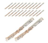 DEARMAMY 25 Rollos de Mezuzá Judía Kosher para Puerta, Pergamino Cuerda de Yute, Tamaño Ajustable, Decoración Bíblica para Bendición del Hogar y Ceremonias Religiosas