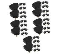 DEARMAMY 25pares Heart Shaped Replacement Heel Tips for High Heels Wear-resistant Caps Thick and Thin Options for Shoe Repair