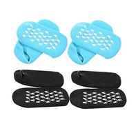 DEARMAMY 2pares Calcetines Cortos Hidratantes Mujer Calcetines De Algodón y Elastano