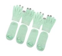 DEARMAMY 2pares Guantes De Invierno Para Mujer Guantes Touch Screen Calcetines De Gel Manos Secas Hidratantes