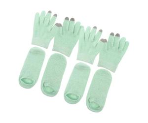 DEARMAMY 2pares Guantes De Invierno Para Mujer Guantes Touch Screen Calcetines De Gel Manos Secas Hidratantes