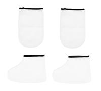 DEARMAMY 2pares Mascarilla Exfoliante Para Pies Guantes Para Manos Para Pies De Spa Cuidado De Manos y