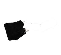 DEARMAMY 2piezas Banda Invisible Cabello de Terciopelo Negro Banda Elástica Ajustable Antideslizante Accesorios Esenciales para Sujetar Pelucas para Mantener la Peluca Su Lugar