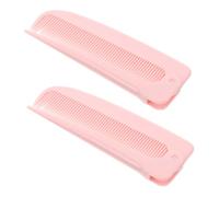 DEARMAMY 2piezas Cepillo De Pelo Portátil Peine De Punta Fina Peines De Dientes Finos Para Mujer Herramienta Para Raya Del Cabello Para Viajar y Peinar El Cabello