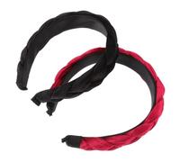DEARMAMY 2piezas Diadema Acolchada Ancha Para Mujer Diadema Decorativa Para Fiesta De Cinta Pelo De Esponja