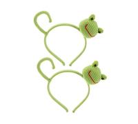 DEARMAMY 2piezas Diadema Tejida Mano De Ojos De Diadema Divertida De Crochet Para Mujeres Para Maquillaje Cuidado y Spa