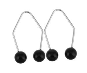 DEARMAMY 2piezas Entrenador de Uñas de Labios Kit para Crear Hoyuelos Cuentas Negras Herramienta para Ejercitar el Rostro de Hombres y Mujeres para Tonificación Muscular Facial Ocasiones