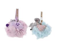 DEARMAMY 2piezas Estropajo De Luffa Esponja Vegetal Accesorios De Baño Exfoliantes Para Ducha