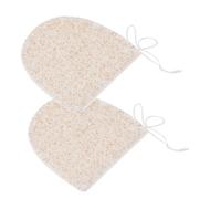 DEARMAMY 2piezas Guantes Exfoliantes Faciales Para Limpieza Profunda Esponja Para Eliminar Cutículas y Limpiar Aptos Para Tipo De Piel Masaje De Lavado Facial