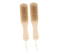 DEARMAMY 2piezas Herramientas Para Exfoliar Los Pies Molinillos De Madera Cepillo De Cerdas Para Pies Herramienta De Pedicura Para Lijar Las Durezas El Baño