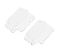 DEARMAMY 2piezas Paleta De Colores Portátil Paletas Acrílicas Para Uñas Para Mezclar Maquillaje Salón o Manicura Casa