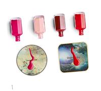 DEARMAMY 2piezas Paleta De Decoración De Uñas Resina Forma De Paleta De Manicura Para Exhibición De Fotos Para Accesorios De Uñas Unidades Muestra La Imagen