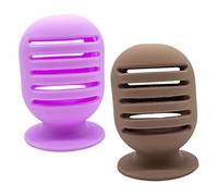 DEARMAMY 2piezas Soporte De Almacenamiento Para Esponjas De Maquillaje Estuche De Viaje Para Mujeres y Niñas y Organizado