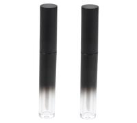 DEARMAMY 2piezas Tubos De Brillo Labial Vacíos Para Diy Envases Vacíos Para Brillo Labial Kit Para Hacer Casero