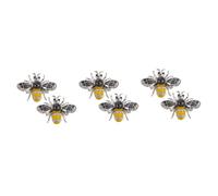 DEARMAMY 3 Juegos Broche De Abeja Insignia De Abeja Disfraz De Abeja Pendientes Chapados En Oro Para Collar De Corazón Pulsera Lindas Sandías Broches Esmaltados Para Mujer 2 piezas * 3