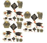 DEARMAMY 3 Juegos Broche Pin De Gorro De Graduación Flor En El Ojal Alfiler De Orgullo Dedo Alfileres Decoración Pasador De Seguridad De Grado 2023 Pin De Solapa para Graduacion 10 Uds * 3