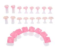 DEARMAMY 3 Juegos Divisor de dedo manicura separadores de pies separador de dedos separadores de esmalte de uñas esparcidores de los pies separador de uñas espaciador de punta silicona rosa