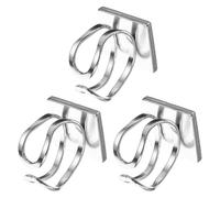 DEARMAMY 3 Piezas Base para Anillos Cuadrados de Acero Inoxidable Resistente a Deformaciones, Diseño Minimalista y Moderno para Procesos Creativos y Kit para Hacer Joyas DIY
