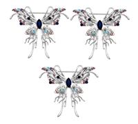 DEARMAMY 3 Piezas Broche De Broche De Serpiente Patos De Juguete Broche De Girasol Broches Para Mujeres Broche De Dedo Clip De Libélula De Felpa Broche De Pájaro Broche De Cisne