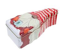 DEARMAMY 3 Piezas Caja de Navideña Portátil Santa Claus de Hierro Decorativo para y Galletas Xmas Práctico y Ligero para Fiestas y Familia
