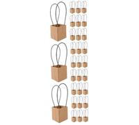 DEARMAMY 3 Series Bolsa Impermeable Bolsas Plano Bolsa Para Flores Suministros De Embalaje De Ramos De Flores Bolsa De Envoltura De Ramo Papel Kraft 10 Piezas*3