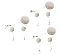 DEARMAMY 3 Series Limpiaparabrisas Limpieza Lente Multifunción Cepillo De Pantalla Limpiador De Pantalla Phone Screen Cleaner Limpiador De Gafas Metal Rosa 3 Piezas*3