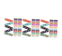 DEARMAMY 3 Series Vendaje De Dibujos Animados Envoltura Banda Vendajes Piel Parches Hemostáticos Parches Para Heridas En Los Dedos Educación Física 150 Piezas*3