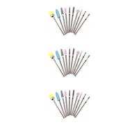 DEARMAMY 30 Piezas Pulidor De Uñas Brote De Perforación Polaco Bits Salón Eliminación Broca De Lijado Para Uñas Brocas De Lijado Para Taladro De Uñas Clavos Brocas Para Uñas Metal Silver