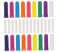 DEARMAMY 30piezas De Color Tubo Recipientes Nasales Con Barras De Algodón Tubos Inhaladores Vacíos Para Uso Personal Casa