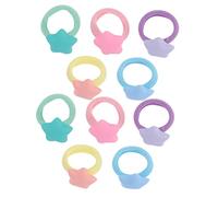 DEARMAMY 30piezas Gomas Pelo Para Niñas Bandas Forma De Accesorios Para Peinados Para Niñas Pequeñas y Ceremonias