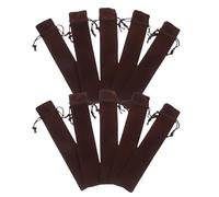 DEARMAMY 35 Piezas Bolsa de Unidades para Bolígrafos con Cordón Funda de Terciopelo Grueso para Almacenamiento de Papelería Estuche Compacto y Protector para Oficina y Escuela